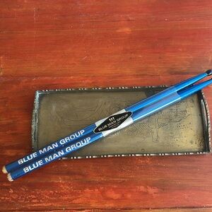Drum Sticks Blue Man Group Collectible Sealed Wooden From Live Show‎
